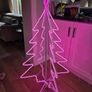 Christmas Tree neon pink Image 5