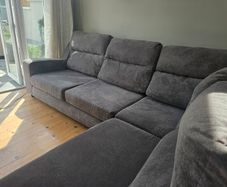 L corner sofa