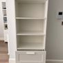 IKEA BRIMNES Bookcase, White, 60x190x35 cm, with two drawers Image 2