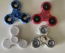 Fidget spinners (can be bought separately)