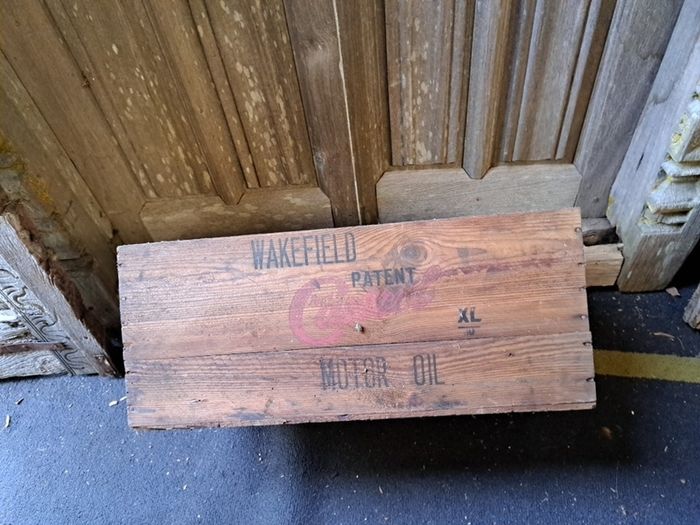 Vintage Castrol Oil Wooden Box