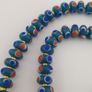 Vintage Tiny Blue Eyes Glass Beads Necklace Image 10