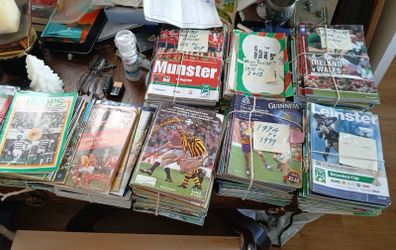 Gaelic hurling and soccer match programs
