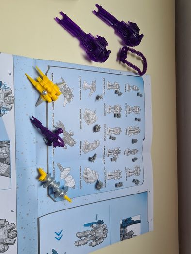 Transformers legacy Behold Galvatron parts set