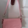 pink leather bag, used a few times Image 2