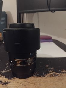 Tamron for Nikon SP DI 90 mm 2.8.  And Macro