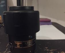 Tamron for Nikon SP DI 90 mm 2.8.  And Macro