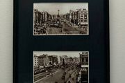 Framed Vintage Dublin Postcards  OConnell Street Wall Art