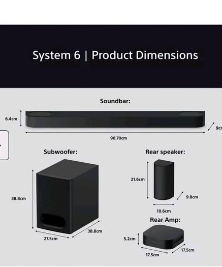 Sony bravia theatre system6.- HTS 60