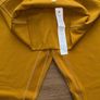 Lululemon Size 6 high-waisted leggings in a rich mustard / golden tone Image 3