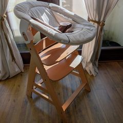 Hauck Alpha+ high chair, click tray, baby insert / bouncer, baby tray, straps