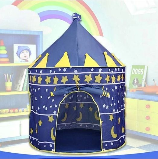 Tent For Children Boy Girl Castle Portable Foldable Folding Tent