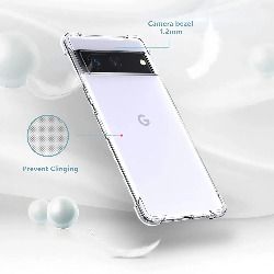 Clear Soft TPU Cover For Google Pixel 7 ShockProof Bumper Case
