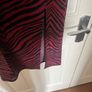 Brand new oasis burgundy and navy bd jersey  polyester maxi dress Image 4