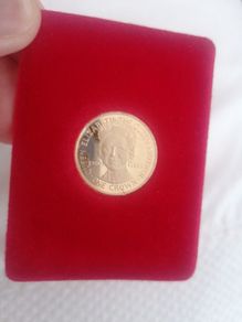 1980 Isle Of Man Gold Proof One Crown Coin