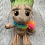 Marvel Studios Cute Baby I Am Groot Feather Boa Plush Used Please look at the pictures Image 2