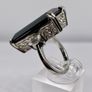 Black Spinel and White Topaz. Image 7