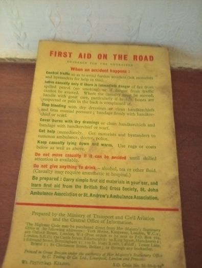 Vintage Driving Books Bundle.  1954 UK Highway Code & 1990 Irish Learner Guide