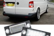 2Pcs LED License Number Plate Light Canbus For VW Passat B6 Transporter Caravelle MK5 MK6 Box Bus T5 T6 Multivan Caddy Jetta