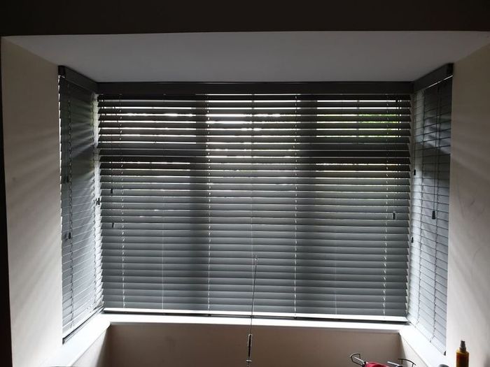 blinds grey