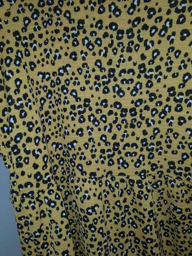 ladies new with tags yellow and black print dress open to offers