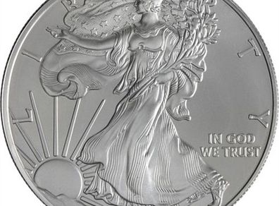 2011 USA 1 Dollar 1 oz Silver Bullion Coin American Eagle BU (In Capsule)