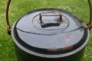 Vintage Cooking Pot with Lid