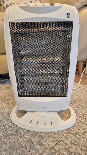 Electric fire halogen heater