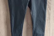 navy wax look joggers for slim girl size xs