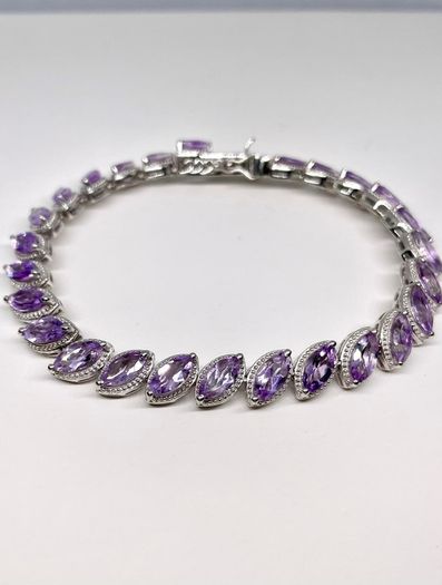Moroccan Amethyst Cluster Bracelet