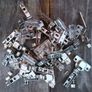 Assortment of cabinet hinges, handles, feet and fittings Image 9