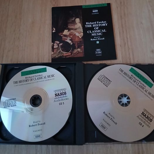The History of Classical Music Richard Fawkes Robert Powell 4 CD Audiobook Naxos