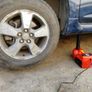 5 Ton 12V Car Jack Electric Hydraulic Jack Kit 45CM + Wrench Tire Inflator LED Light Image 6