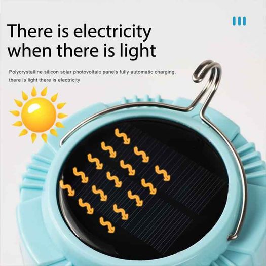 Solar Camping Light PowerBank 3600 mAh