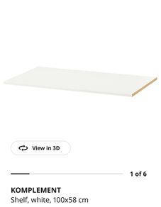 Komplement shelf IKEA