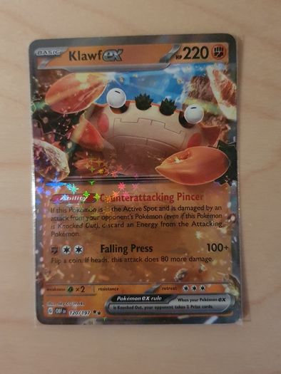 Pokemon Obsidian Flames Klawf ex #120