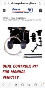 dual controls (driving instructor)
