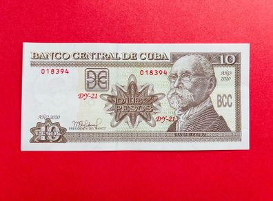 CUBA. 10 PESOS   2020 ( Uncirculated )