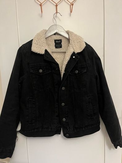 Denim warm jacket