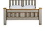 Lancaster Bed Frame | King | 5ft | Aged Grey/Oak Image 4