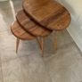 Vintage Ercol 354 Pebble Nest of 3 Tables Image 2