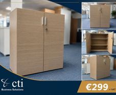 NEW Light Beech Storage Cabinets