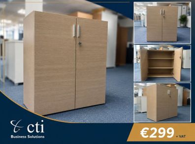 NEW Light Beech Storage Cabinets