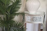 mirrored side table