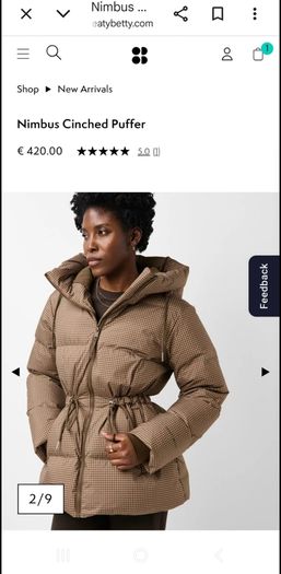 Sweaty Betty Nimbus Cinched Puffer Jacket