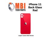 iPhone 11 Back Glass Replacement Rear Battery Cover with Adhesive Red