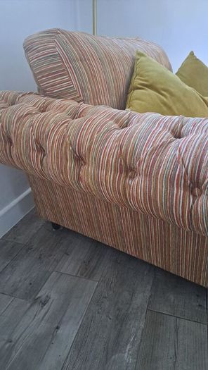 Unique Snuggle Chair and Foot Stool