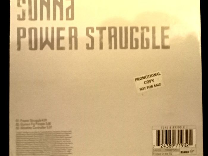 Sunna - Power Struggle (2000) Promo CD Single