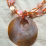 M&S Coral Shell Necklace Image 7
