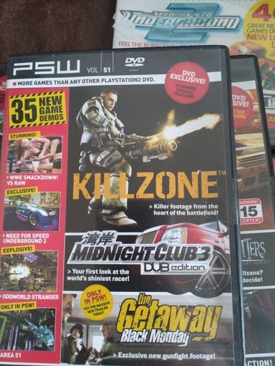Nice Selection Of PSW PlayStation And PSM DVD`s 12 In Total